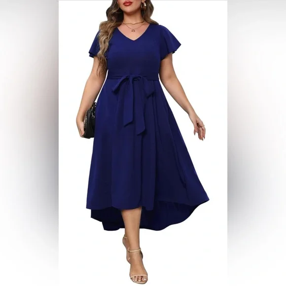 green emerald velvet dress Amazon.com: Pinup Fashion Women's Wedding Guest Dress 2025 Plus Size Long  Sleeve Navy Blue Formal Cocktail Fall Chiffon Wrap V Neck Midi Dresses :  Clothing, Shoes & Jewelry main image 1